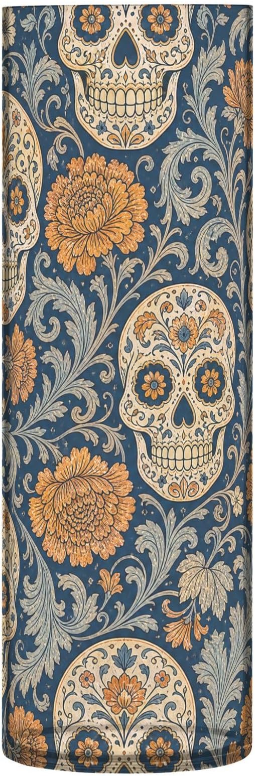 Sugar Skulls Calavera William Morris Plastic Vase - skull candle