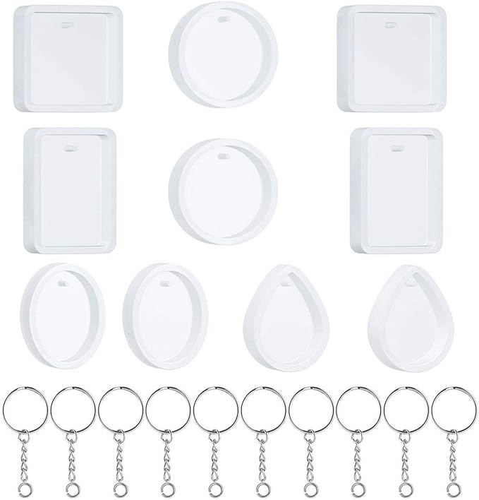 Casting Silicone Kit with Metal Keyring - skull ashtray