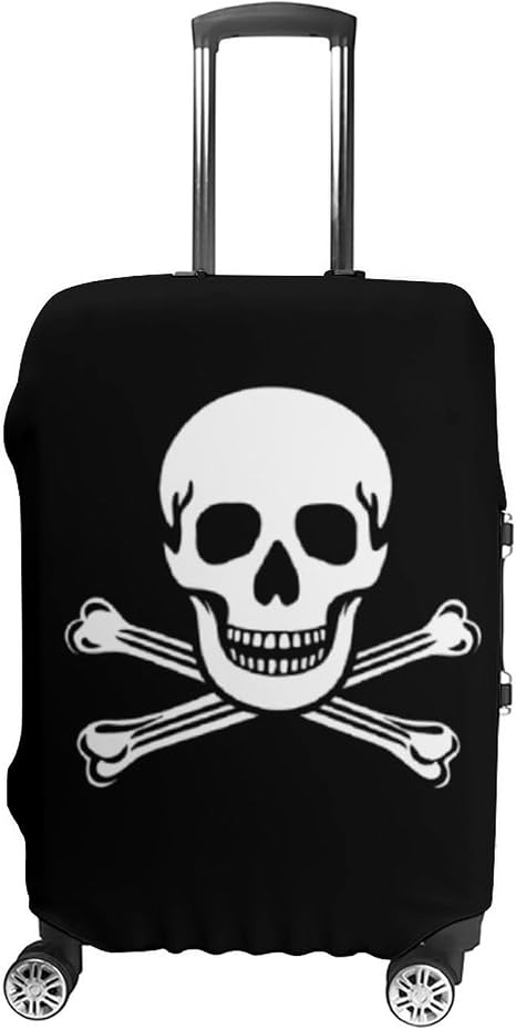 Skull And Crossbones Suitcase Covers for Luggage XL - skull suitcase