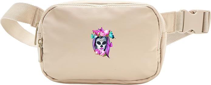 Flowers Sugar Skull Day of the Dead Dia De Muertos Crossbody Bag - sugar skull handbags for sale