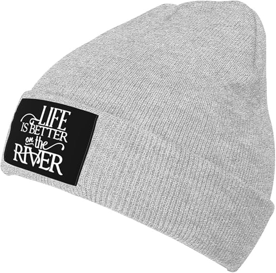 Life is Better On The River Warm Skull Cap - skull jacket