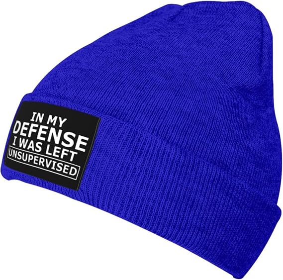 in My Defense I was Left for Unsupervised Warm Skull Cap - skull jacket