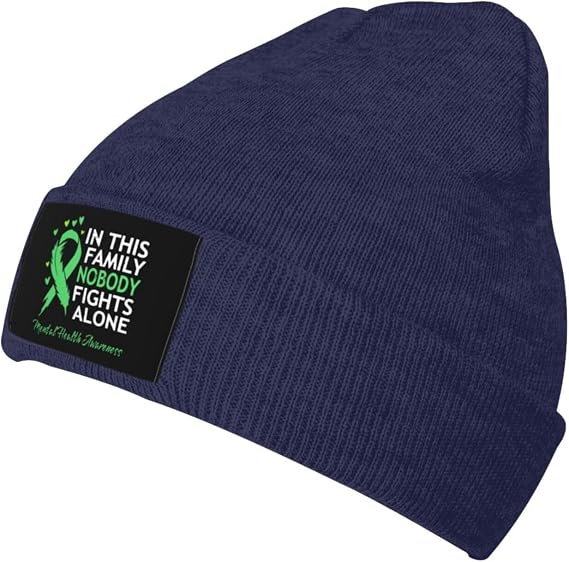 in This Family Nobody Fights Alone Non Hodgkins Lymphoma Awareness Warm Skull Cap - skull jacket