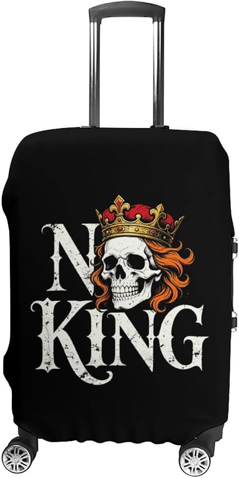 No King Skull Luggage Covers Travel Suitcase Protector S - skull suitcase